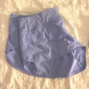 Lululemon periwinkle speed up short 2.5” Size 10
